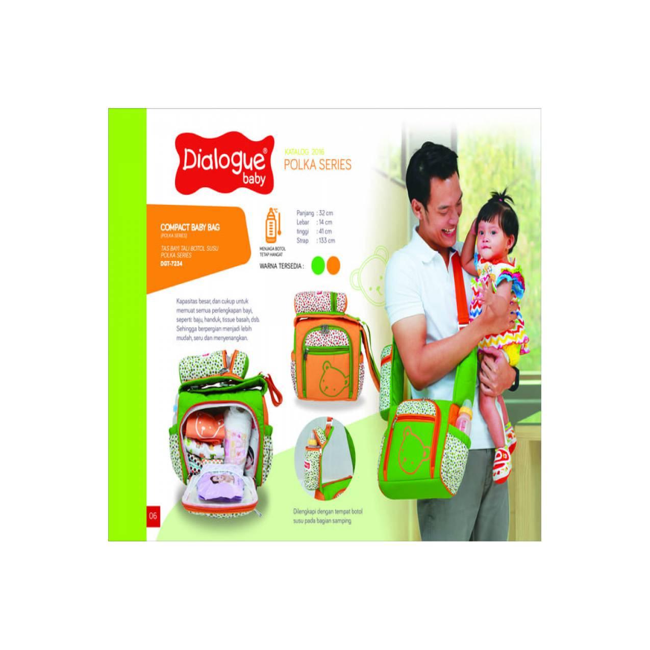 Jual Dialogue Tas Bayi Tali Botol Susu Polka Series DGT-723 Murah
