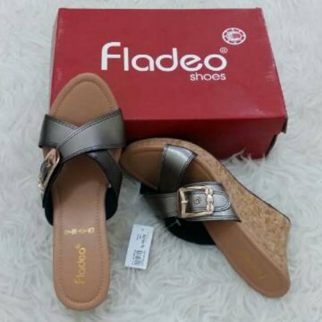 Fladeo - Sandal Branded Murah Variasi Grey sz 38