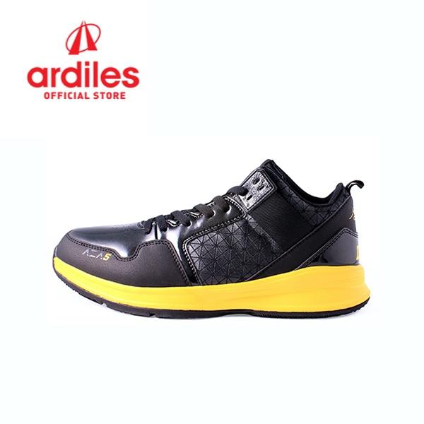Ardiles Men Aza5 Basket Shoes - Black Yellow