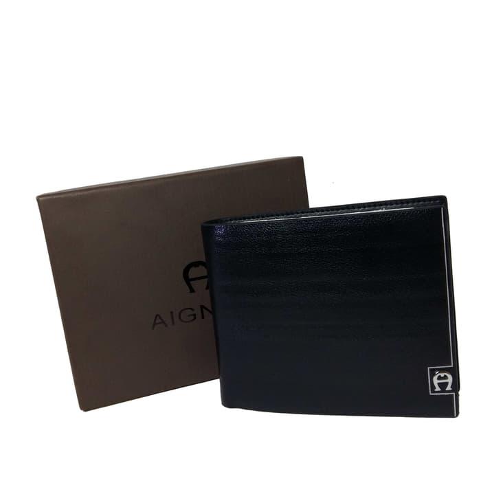 Dompet kulit super | pria | cowok | Branded AIGNER