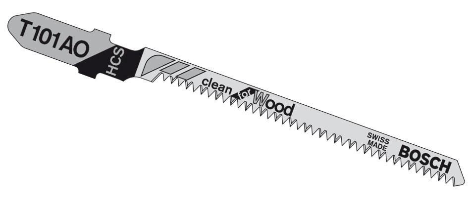 Mata Gergaji Kayu Triplek / Jigsaw Blade T 101 AO Clean For Cut BOSCH