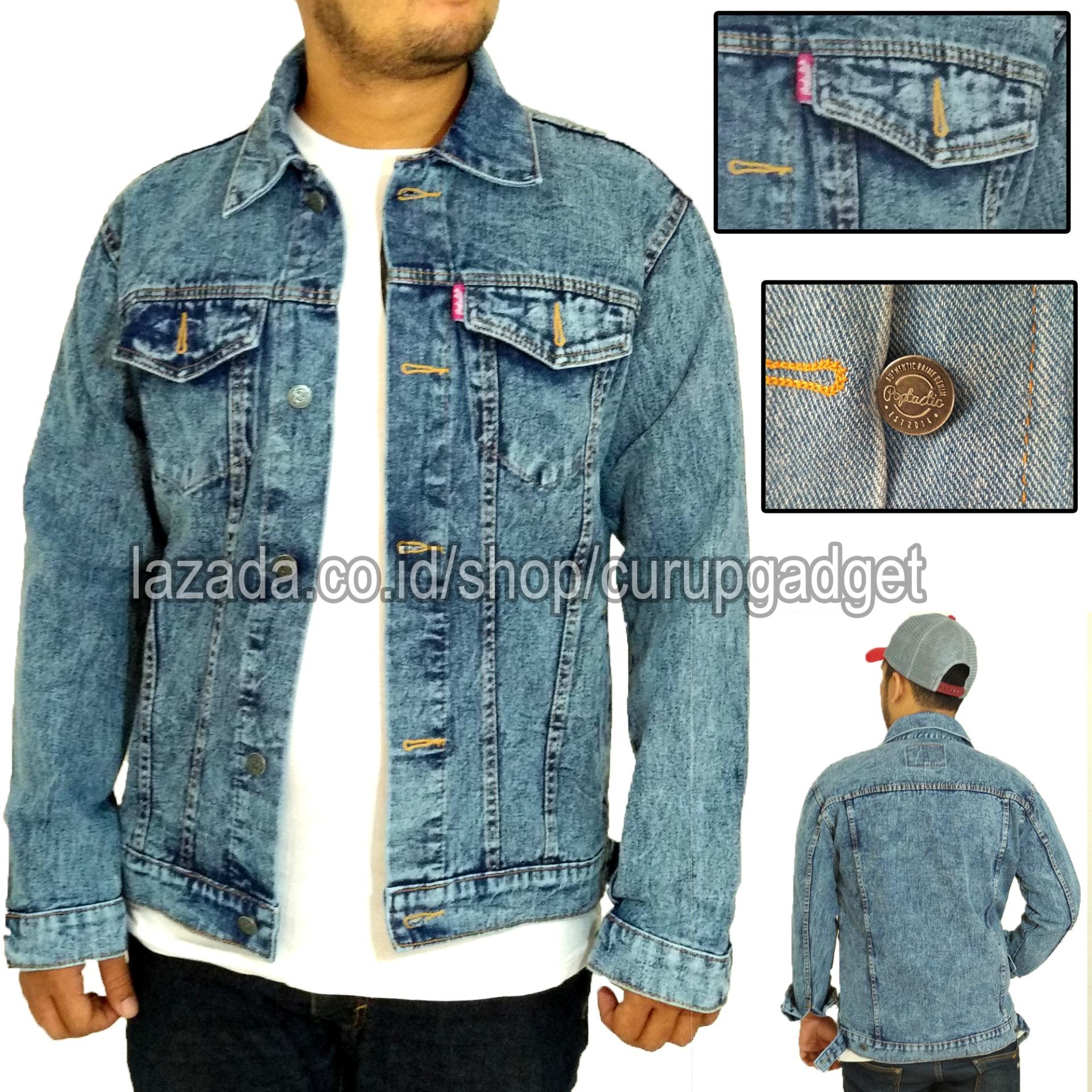 ORIGINAL Jaket Jeans Denim Sandwash