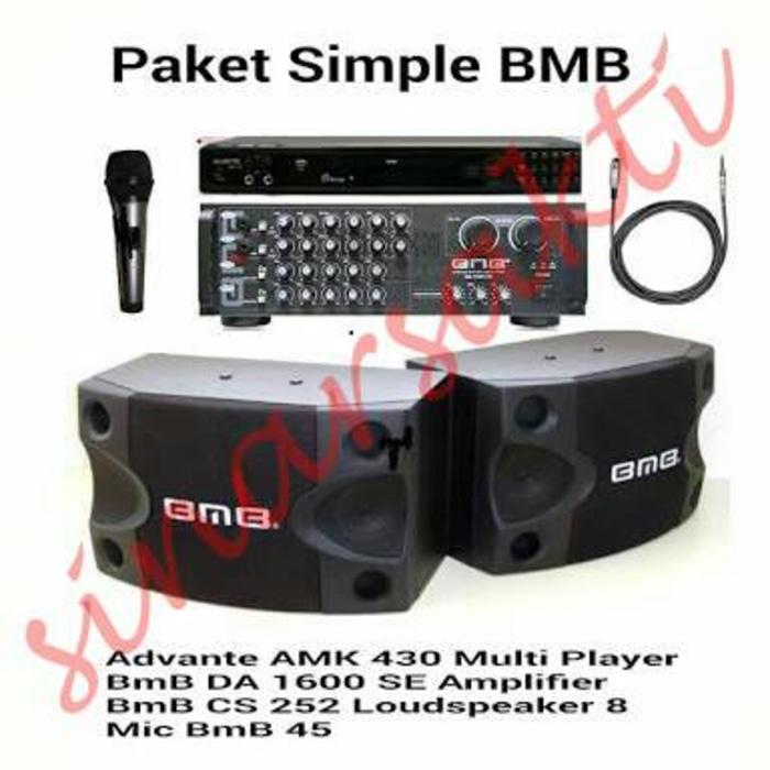 ORIGINALS Murah Paket Sound System BMB+DVD Player Karaoke Avante ( ORIGINALS )