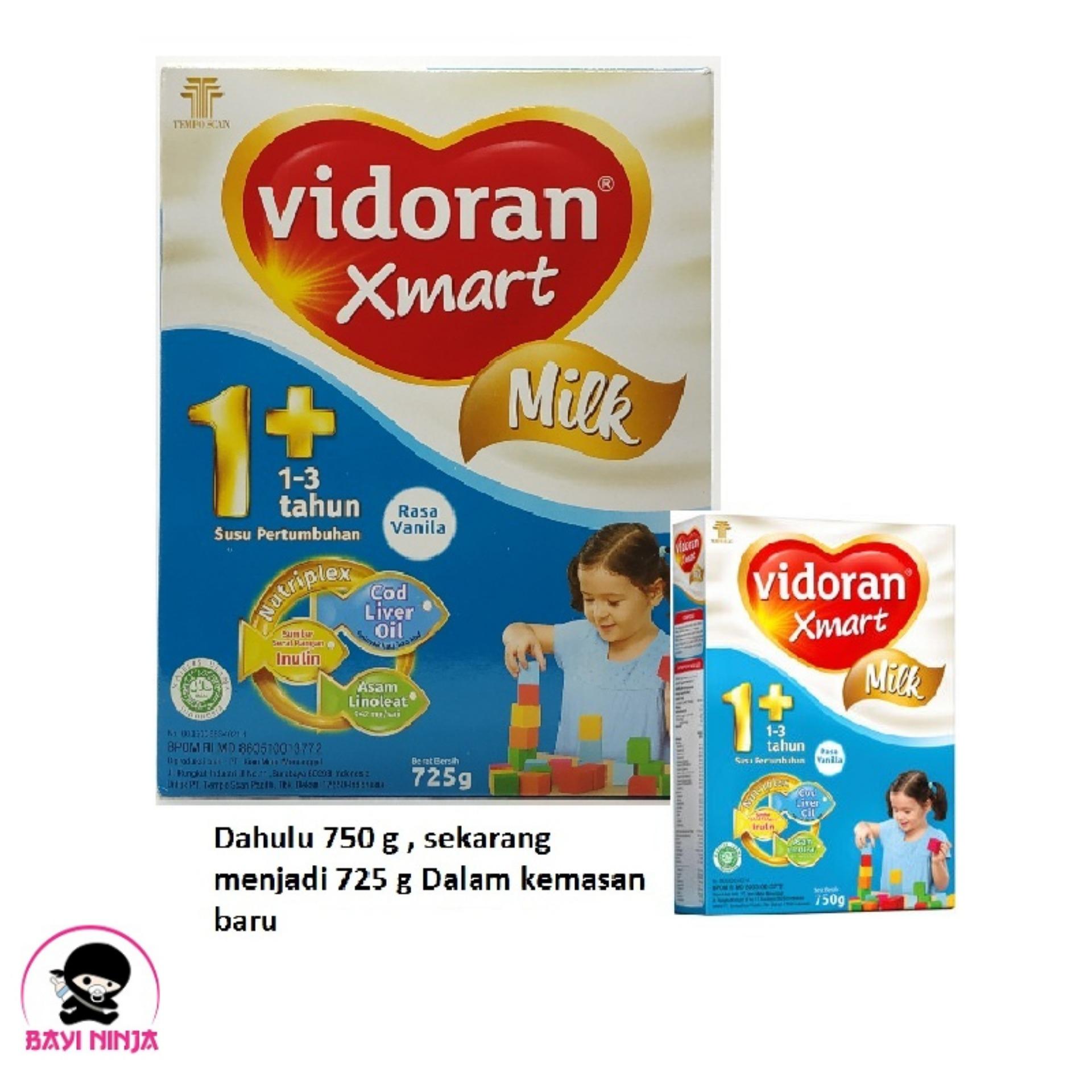 VIDORAN Xmart 1 + Vanila Susu Box 725g / 725 g