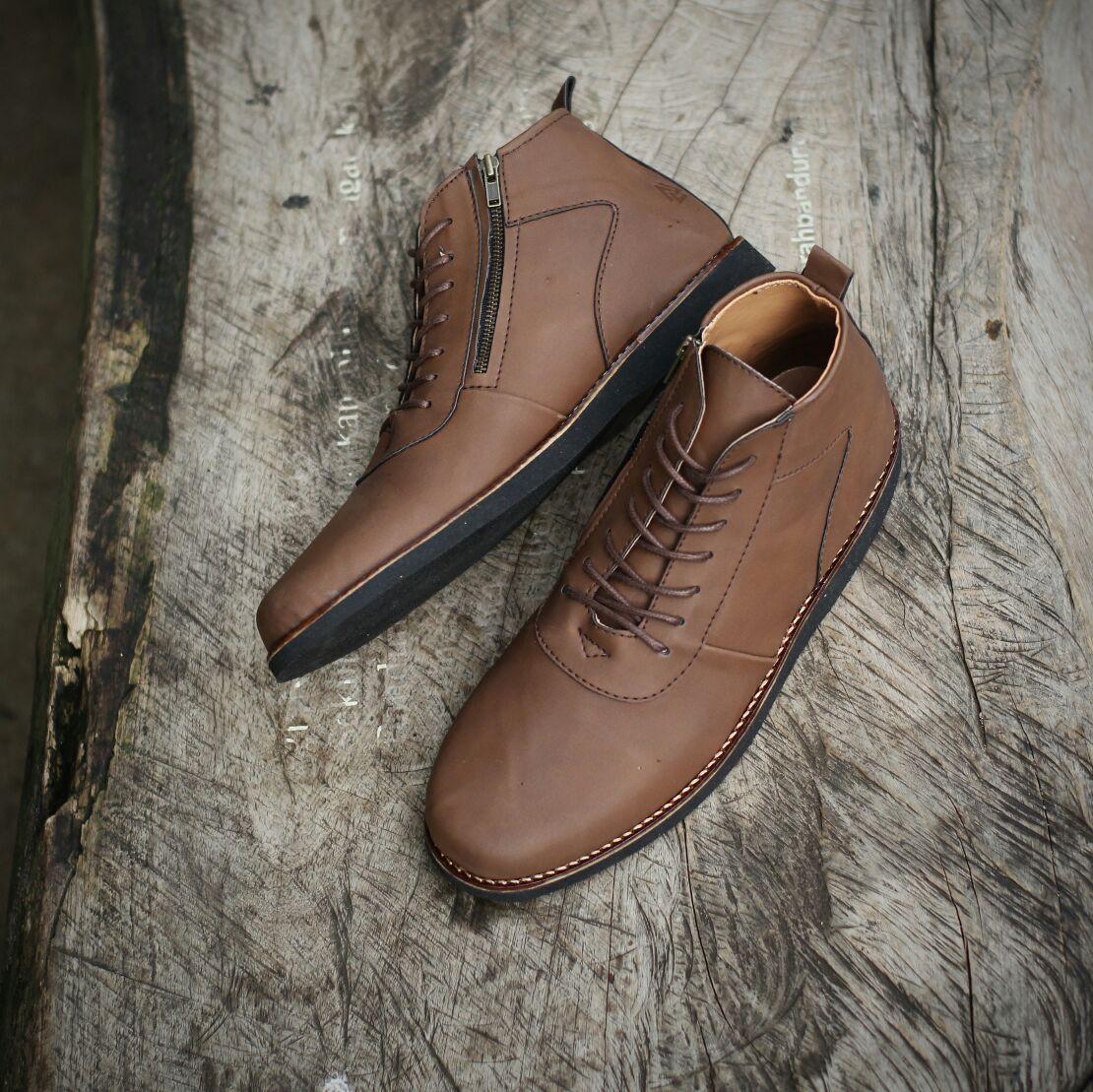 sepatu casual rider taouring casual heroes original Sepatu Boots Pria Safety Caterpillar Kulit Asli Cat Boot Murah Tracking Touring
