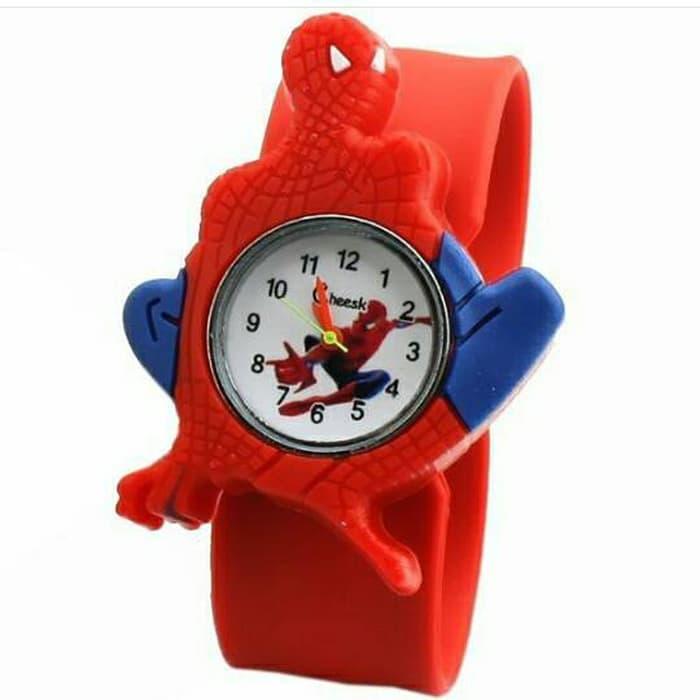 jam tangan anak spiderman / jtr 735 / jam tangan lucu anak / jam tangan anak laki-laki / jam tangan karakter