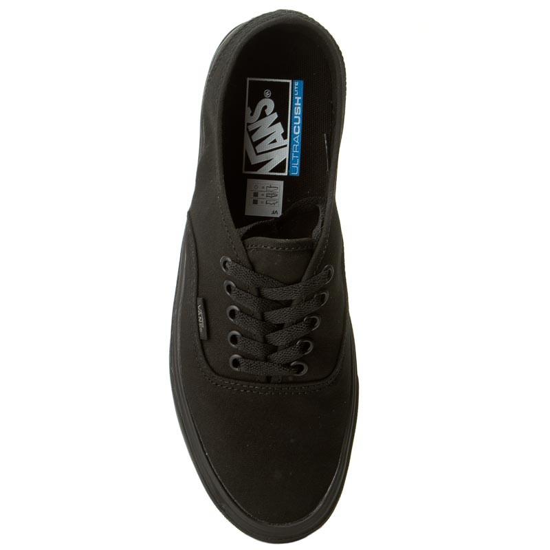 Sepatu Vans Authentic Lite Canvas Black with Ultracush