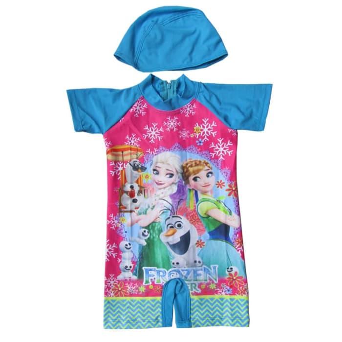Baju Renang Bayi Karakter Frozen - K066 - Biru