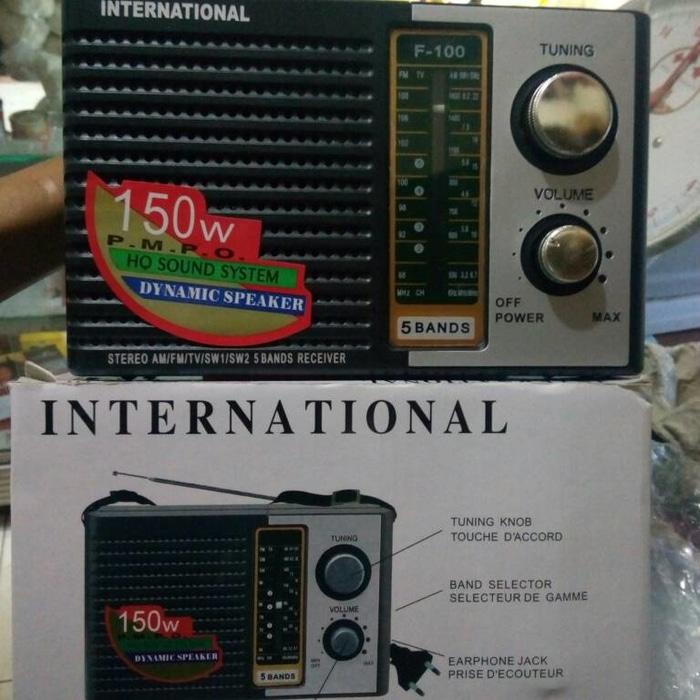 Referensi Radio International Jadul 3 Band AM-FM-SW model jadul speaker aktif / speaker laptop / speaker super bass