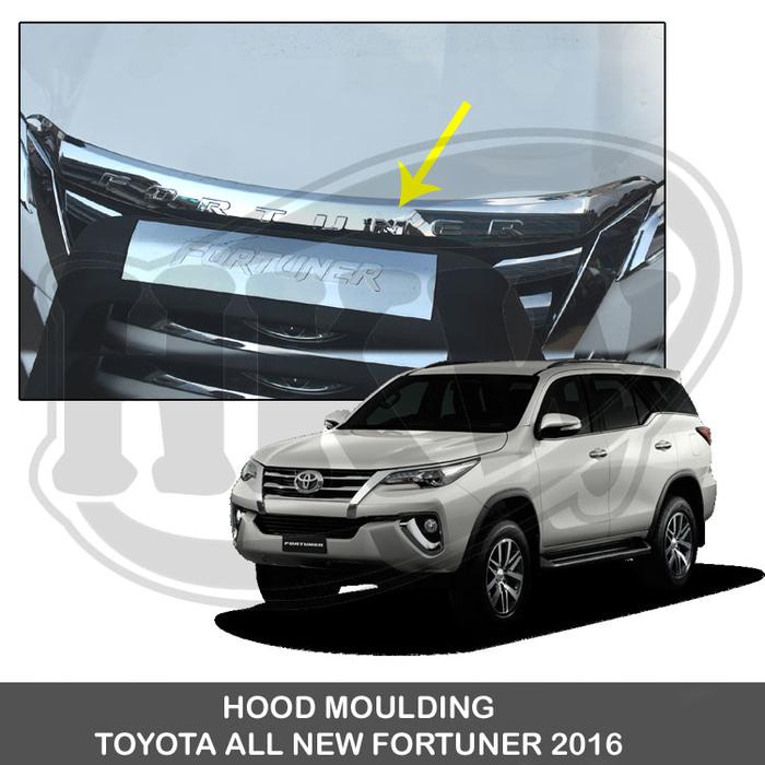 HOOD MOULDING TOYOTA ALL NEW FORTUNER 2016