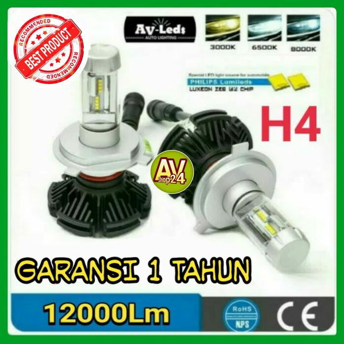 Best Quality Lampu Led Mobil H4 Lumileds Luxeon ZES 7S Series Hi-Low