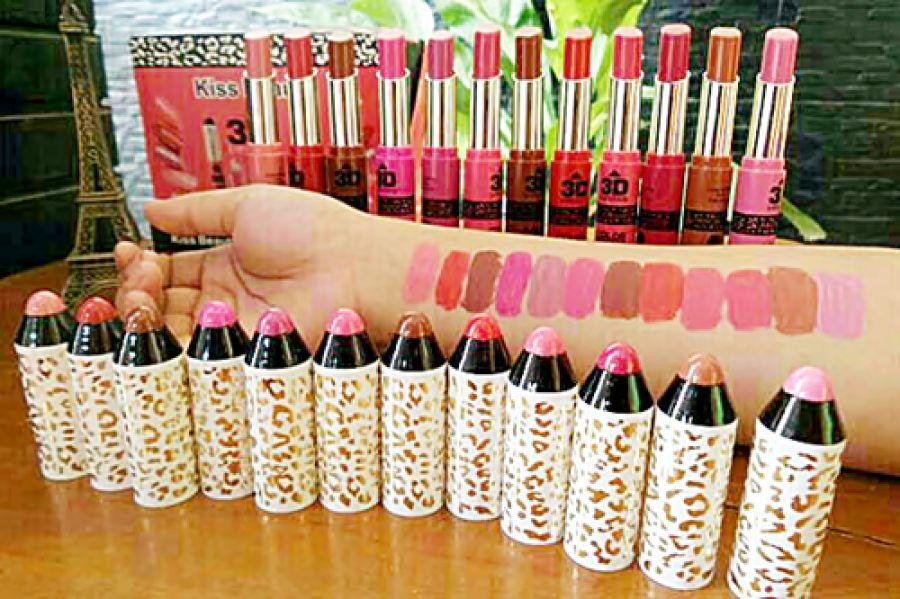 KISS BEAUTY 3D TINT 2IN1 - LIPSTICK + LIP GLOSS MATTE - Lipstik dan Pensil Bibir Paling Laris