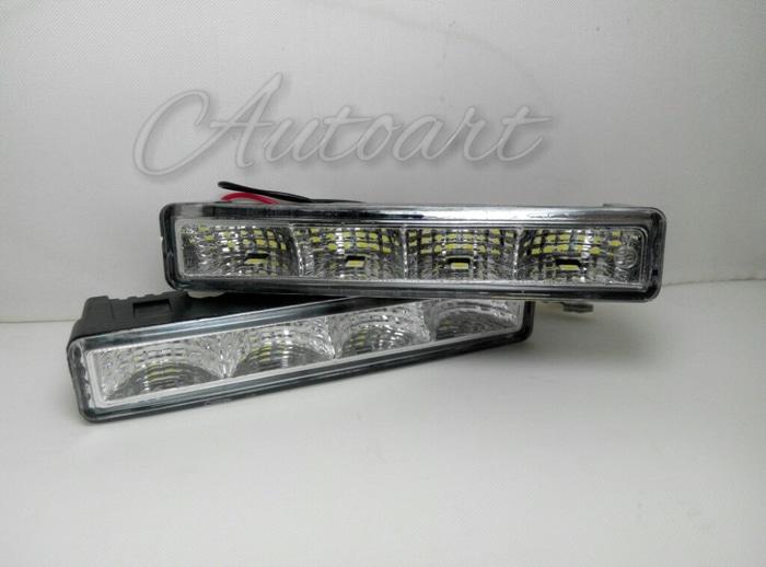 DRL 4 mata Model All New Yaris | ( lampu mobil hid plafon depan rem sorot led h4 kabut fog lamp tembak variasi strobo rem toyota innova hid avanza osram )
