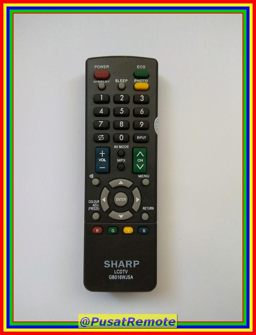 Remot Remote TV Sharp LCD LED Gb016Wjsa Copy Super