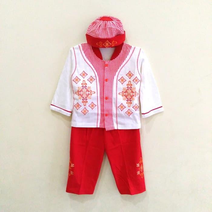 Baju Koko Muslim Setelan Anak Bayi Laki-Laki / Cowok 1506 (2-12 bln) - Setelan Baju Anak terbaru / Setelan Baju Anak termurah / Setelan Baju Anak berkualitas / Setelan Baju Anak lucu / Setelan Baju Anak bayi / Setelan Baju Anak keren / Setelan Baju Anak t