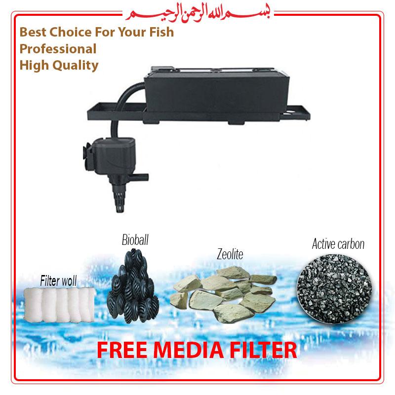 Top Filter / Filter Atas Aquarium Lengkap dengan Media Filter