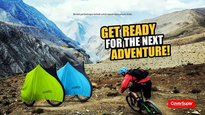 Cover sepeda Polygon Monarch -3 Warna murah