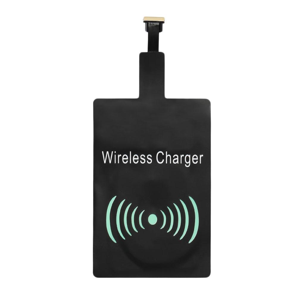 Qi Tipe-C Pengisian Nirkabel Bantalan Penerima Kit untuk Android iPhone Ponsel
