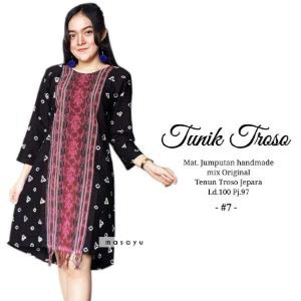 Tunik Batik Solo Tenun Troso Tujuh