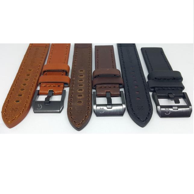 Jual Tali Kulit Original Untuk Jam Tangan Alexandre Christie - Ukuran 24 mm