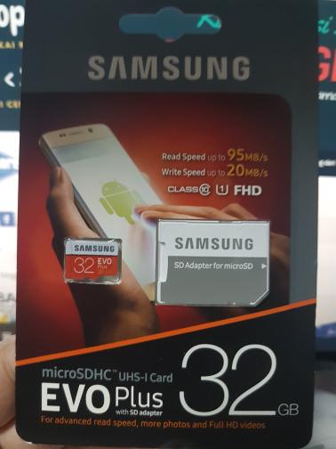 HOT DEALS!! Samsung MicroSD Micro SD EVO Plus Class 10 UHS-1 80MB/s) 32GB 32 GB TERMURAH / MURAH / PACKING RAPIH / PENGIRIMAN CEPAT