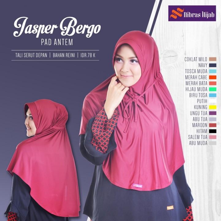 Jilbab Instan Jasper Bergo Pet Antem