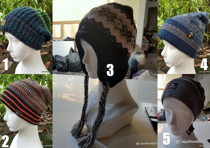 Harga Spesial!! Original Kupluk Beanie Rajut Tebal Polos Allsize Dewasa Eiger - ready stock