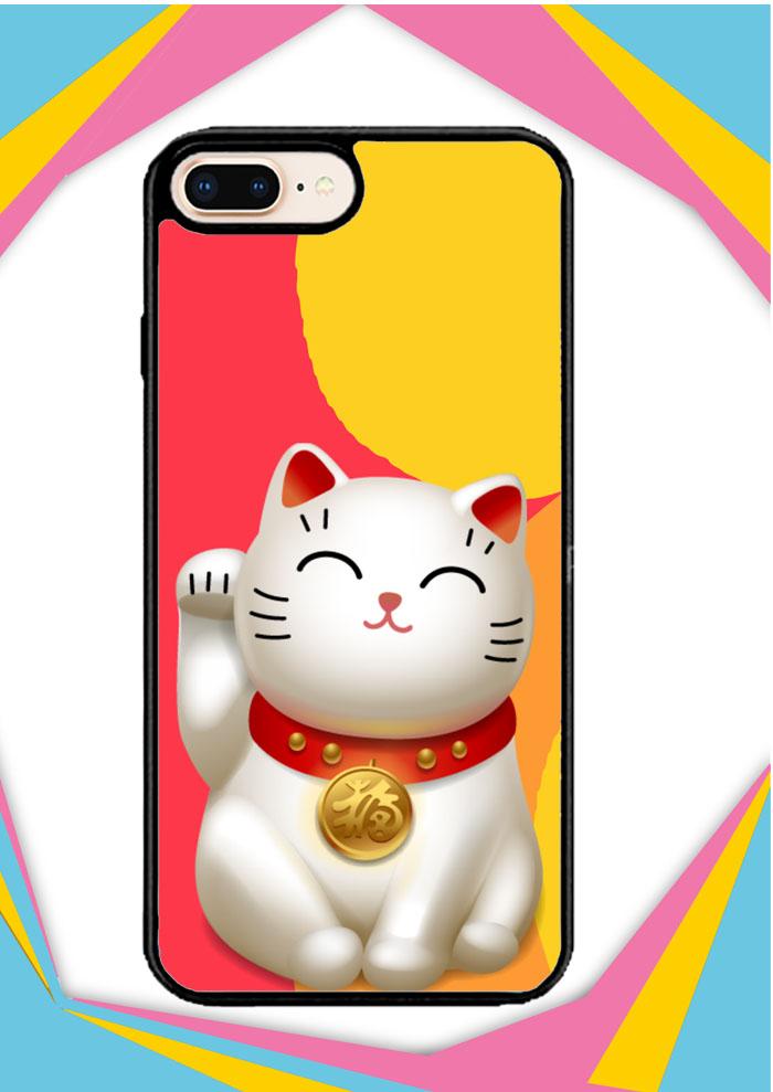Casing iPhone 7 Plus Custom Hardcase lucky cat Z3371 Case Cover