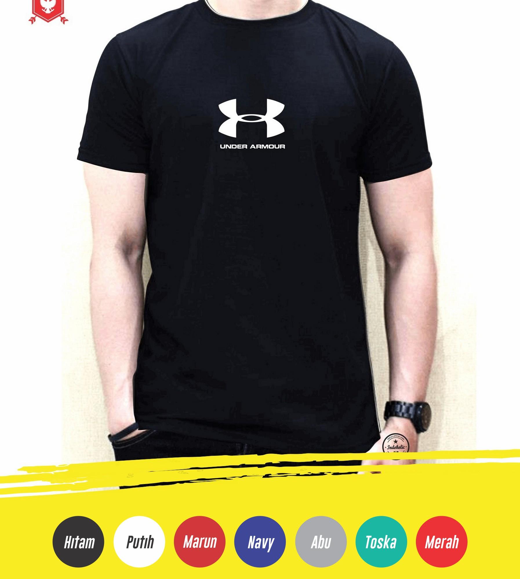 Grosir Kaos Distro Under Armour Berkualitas super grade ori Couple Polos Lengan Pendek Termurah