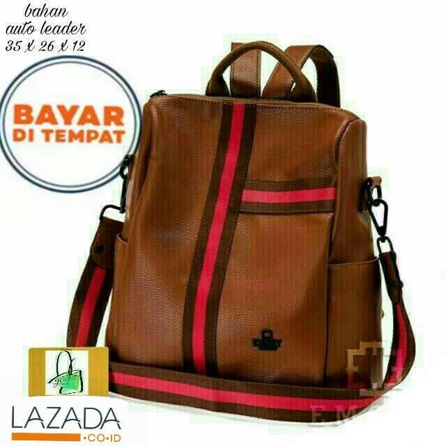 Tas Ransel Punggung Backpack elegan wanita PLUS CLAAFASHION ( Tanpa boneka)