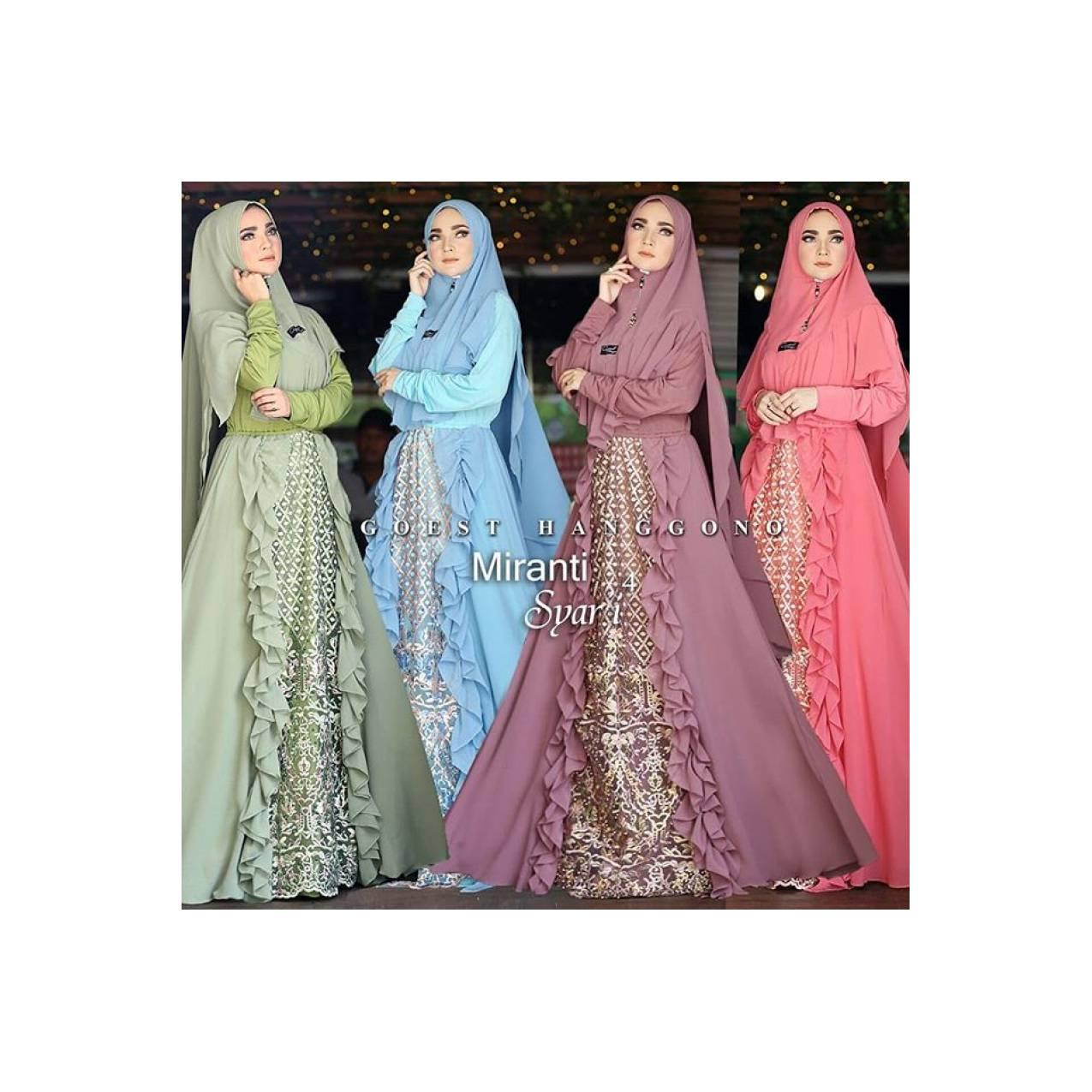 Gamis Syari brokat Miranti Syari 4 by Agoest Hanggono ORIGINAL