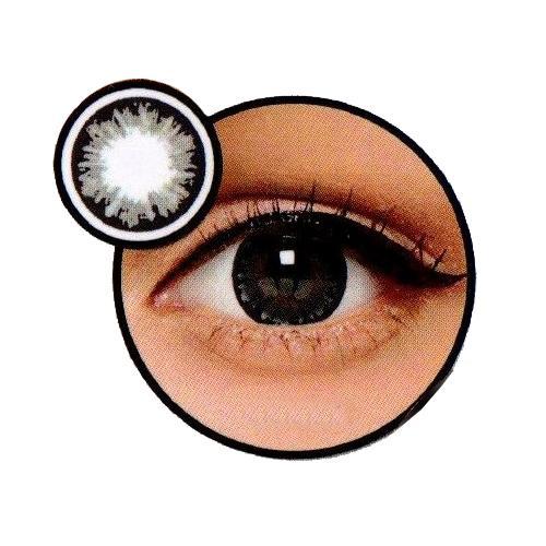 Baby Eyes X2 Ice Nude N8 Softlens by Exoticon – Hitam + Free Lenscase