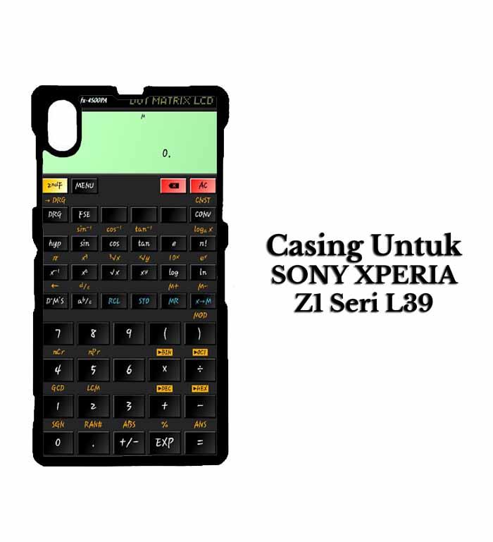 Casing XPERIA Z1 kalkulator fix Custom Hard Case Cover
