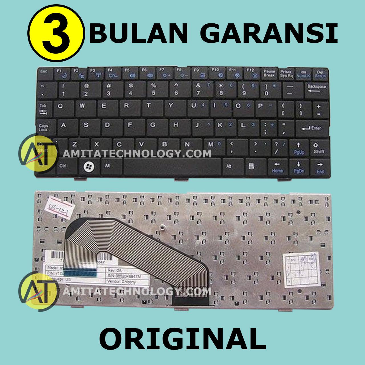 Keyboard Laptop ORIGINAL Axioo Pico DJJ Series / MP-08A33US-3607- 71GJ10014-3