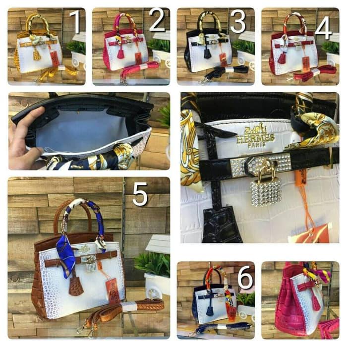 PROMO!!! Tas wanita Hermes himalaya 2 tone super - HncuNk