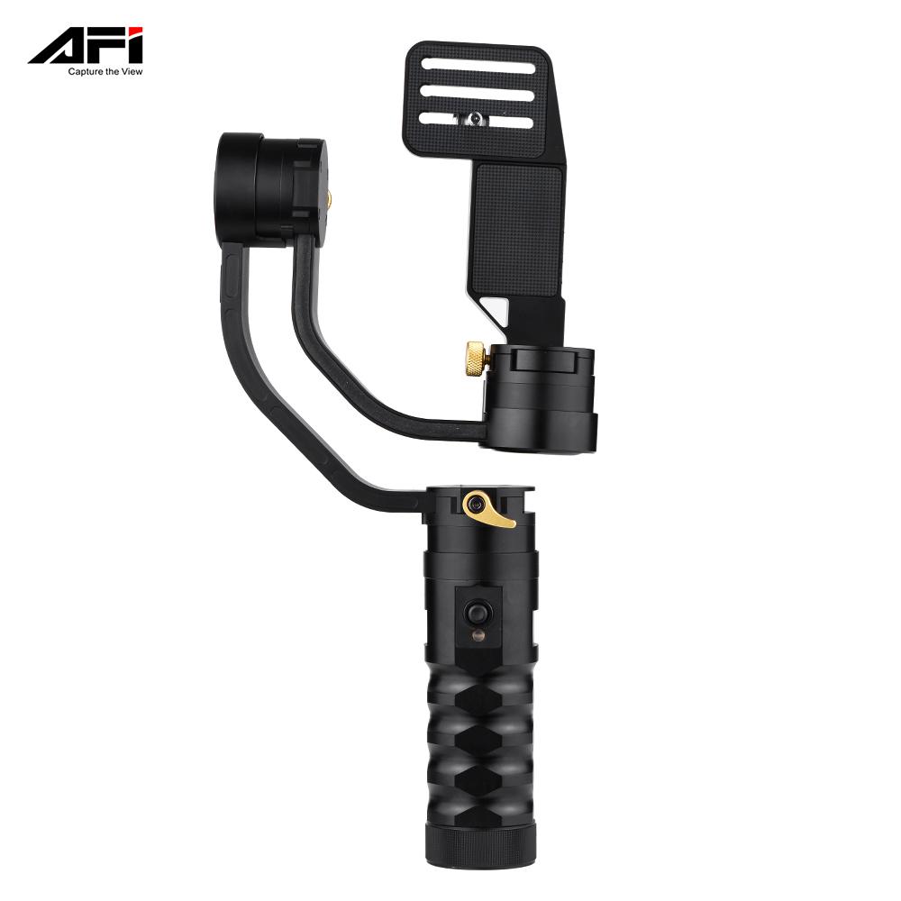AFI VS-3SD 3-sumbu Handheld Gimbal Brushless Gyro Kamera Stablizer 360� Sudut Panning untuk Canon 5D 6D 7D untuk sony A7 A7II A7R A7R2 A7S A7SII untuk Panasonic GH4 dan DSLR Lainnya & Mirrorless Maksimum Beban Kapasitas 1700 g-Internasional