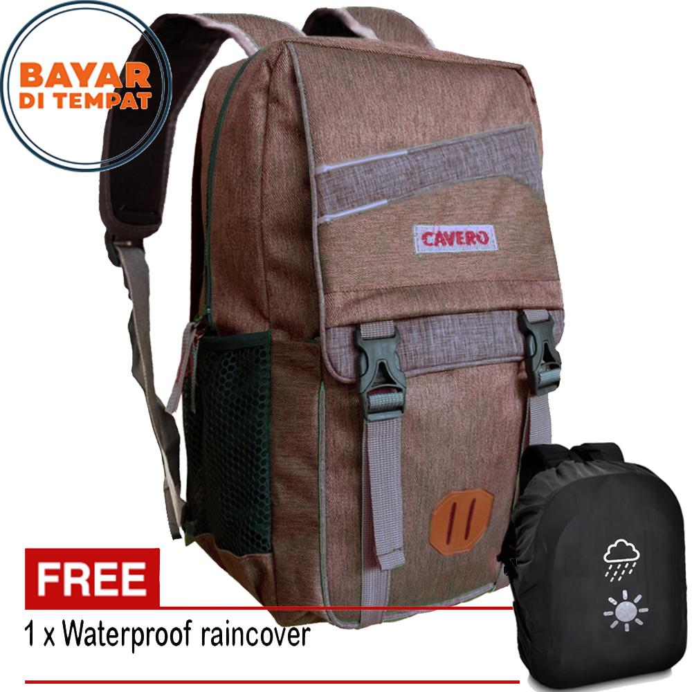 Cavero Tas Pria Tas Wanita TJ-0801 Skotlet Tas Ransel Pria Tas Ransel Wanita Tas Laptop Tas Punggung Tas Sekolah Tas Gemblok Tas Korea Tas Ransel Korea Tas Sekolah Tas Kerja Original