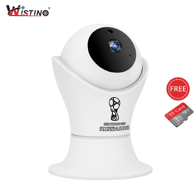 Wistino 1080 P Wifi Kamera Ip Piala Dunia CCTV Dalam Ruangan Kamera Keamanan Nirkabel 2MP Monitor Video Bayi IR Pengawasan Penglihatan Malam