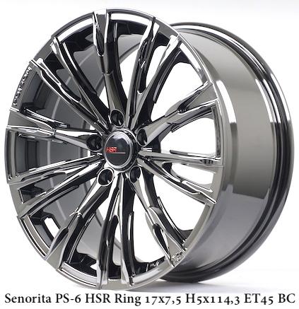 Velg Mobil Murah SENORITA PS6 HSR Ring 17 H5 ( Wheelskingdom )