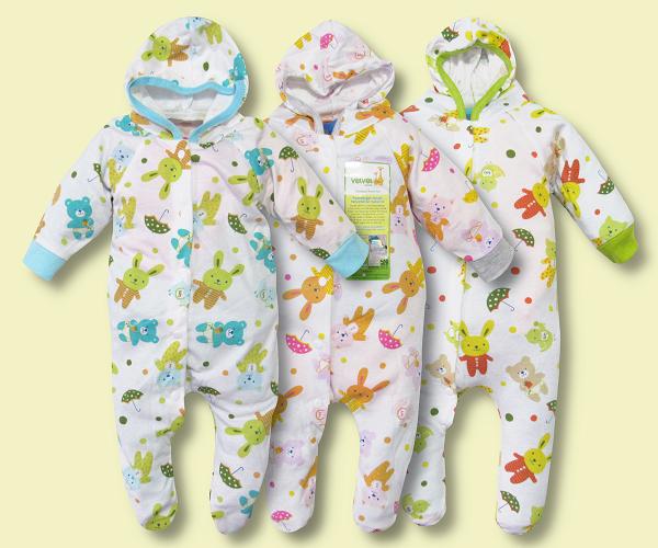 Wulanda 3 pcs baju anak bayi model kodok slipsweet jumsuit rompers overall velvet junior tutup kaki pakai kupluk/topi