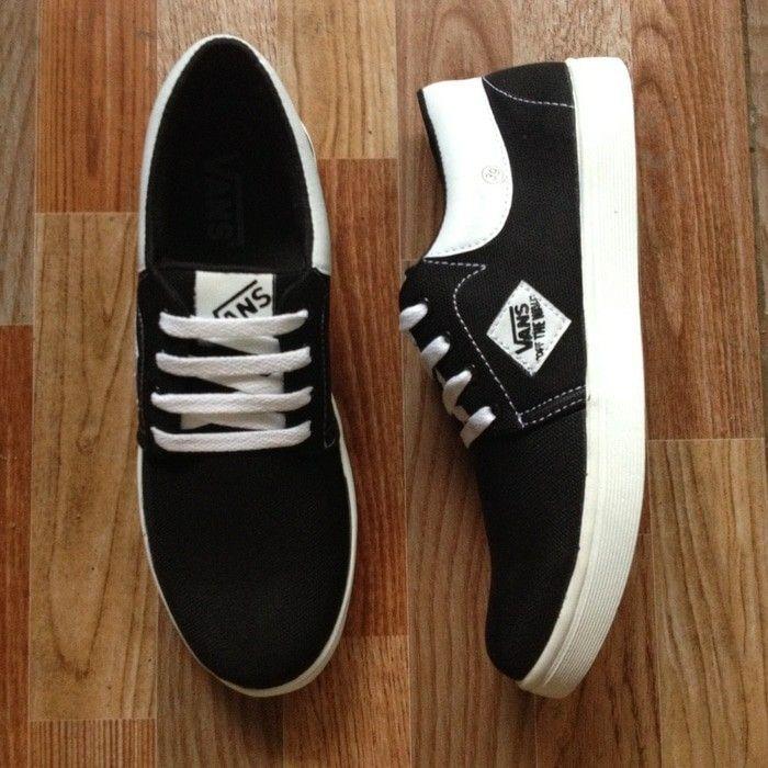 Vans casual denim blek white limited edition VD5