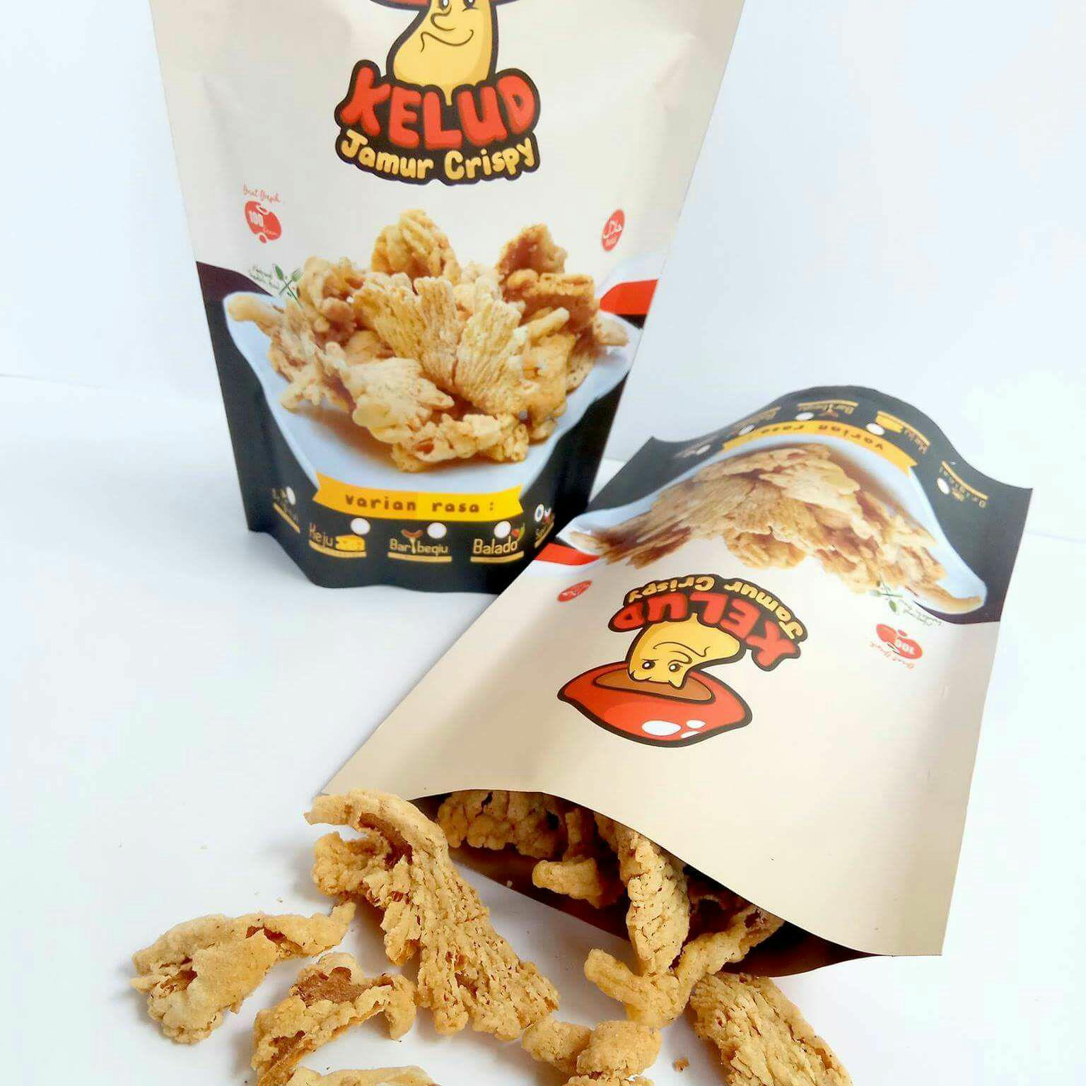 keripik jamur tiram krispi krispy crispy kelud jamkis 100gram