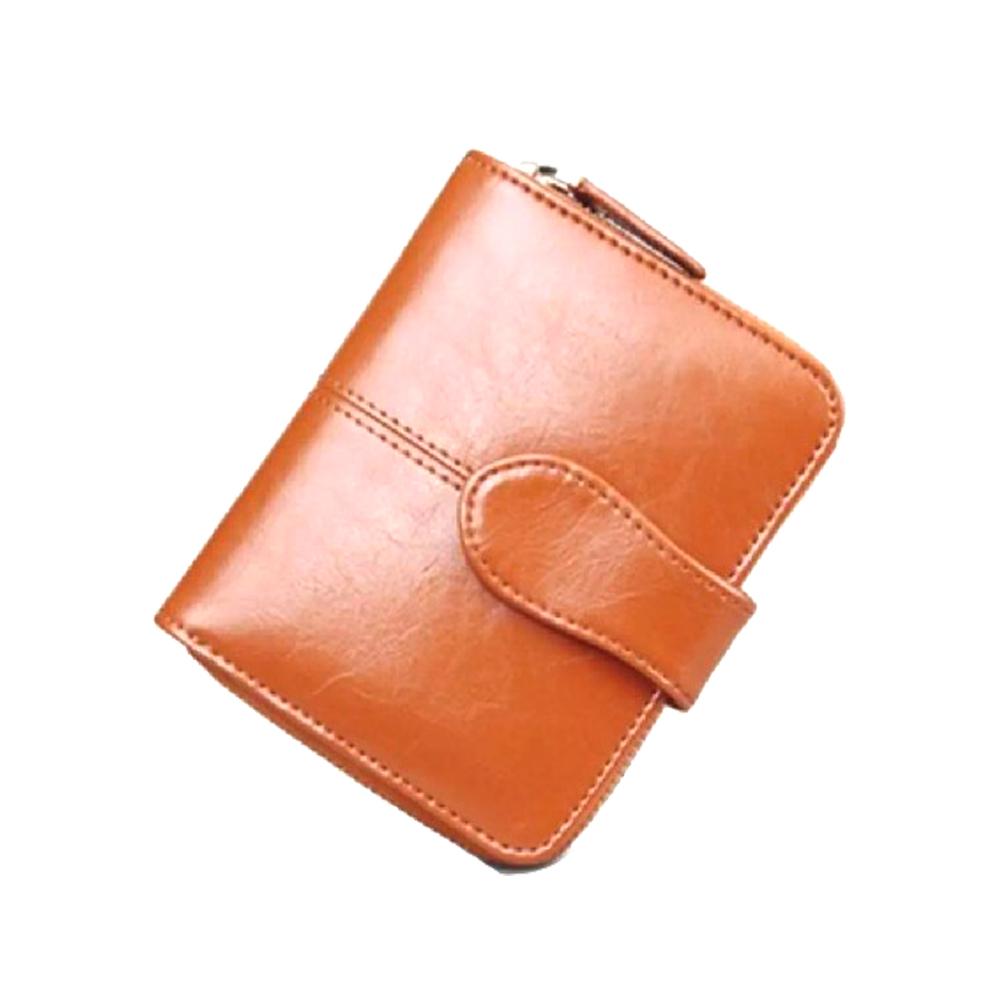 SlaluStok Store - Fashion Korea Dompet Mini Wanita Dompet Pendek Casual Kulit Asli warna Solid beritsleting wadah kartu ( DKI Jakarta )