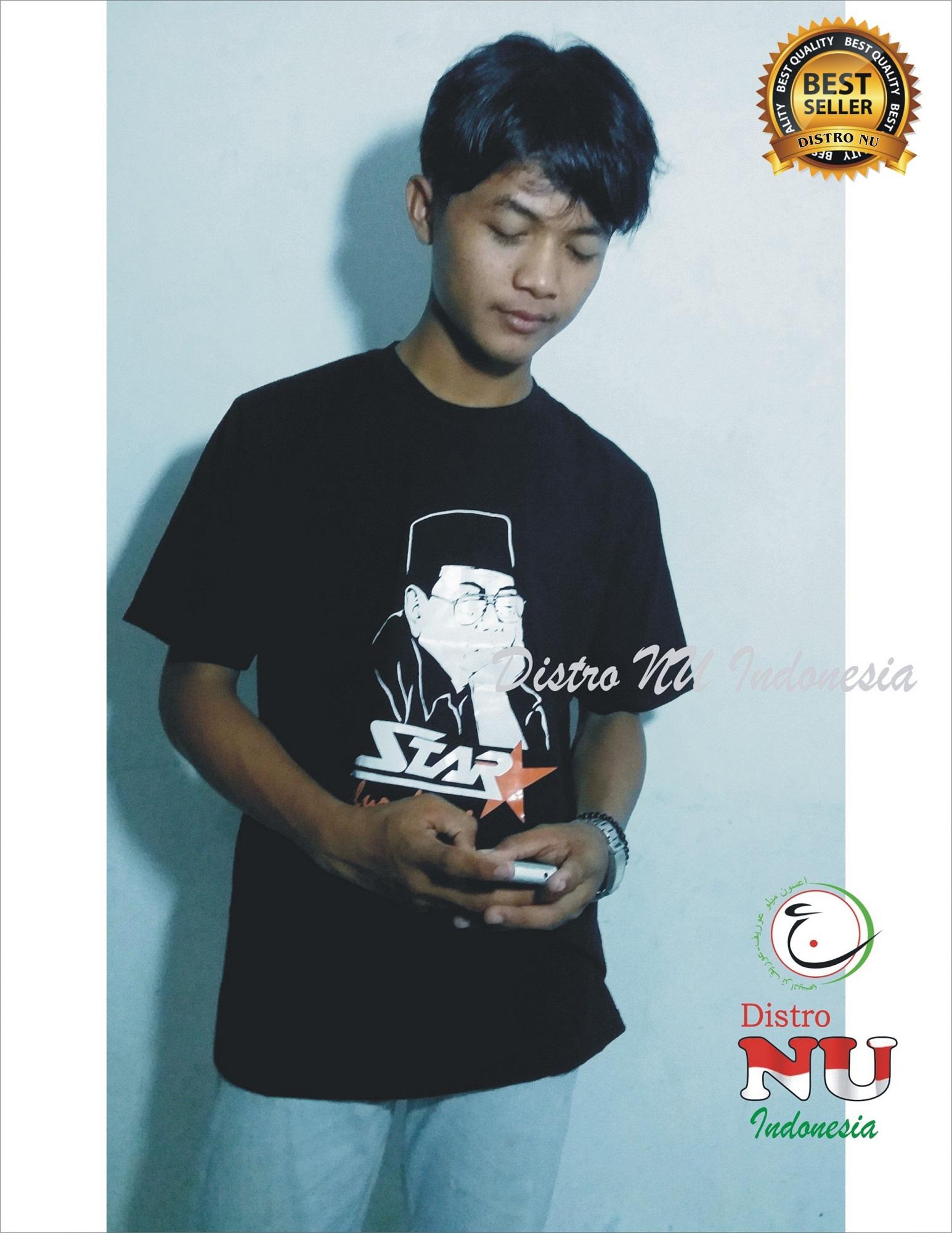 KAOS DISTRO NU GUSDUR STAR PLURALISME HITAM - Desain baru - Kaos keren - baju gaul bagus ekonomis - kemeja - sarung gus dur - kaos tokoh - kaos lukis - digital - original - printing - celana - kerudung - jam tangan - gamis koko - jasko - pahlawan