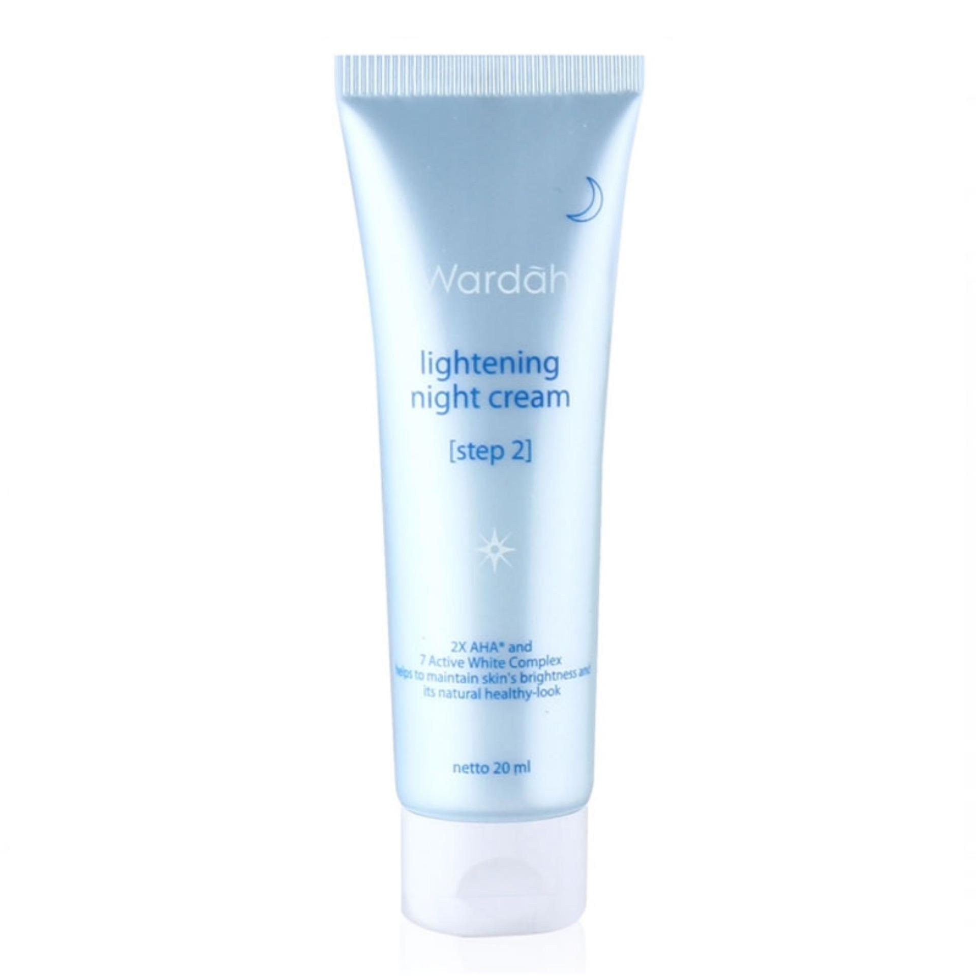 Wardah Lightening Night Cream 20 ml - Step2