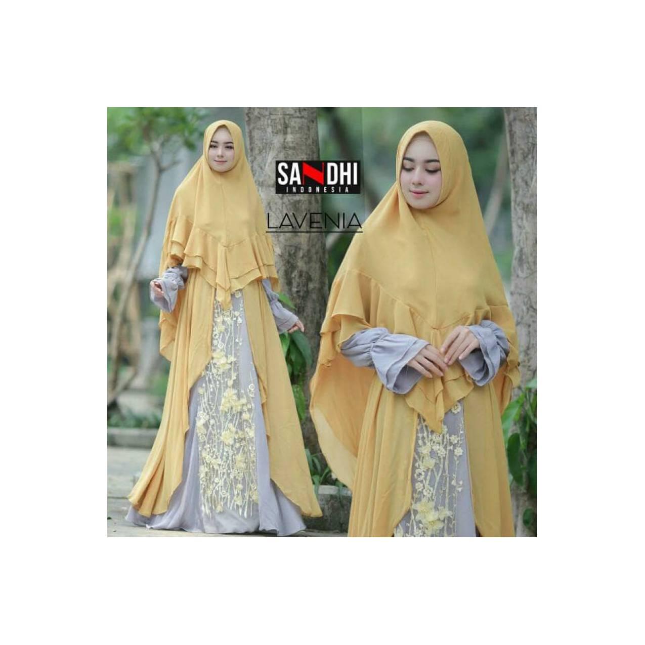 Gamis Pesta Mewah cerutty aplikasi prada tille swarovski