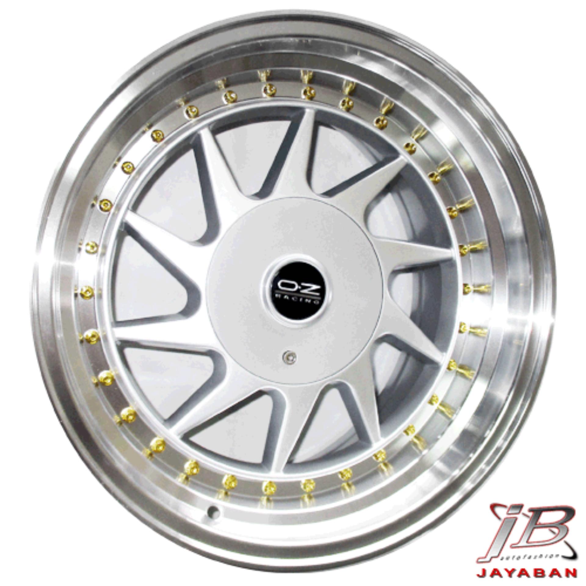 Velg racing ring 16 inch Rep. OZ Turbo Lebar Belang mobil PCD 4x100 / 4x114.3 / H8