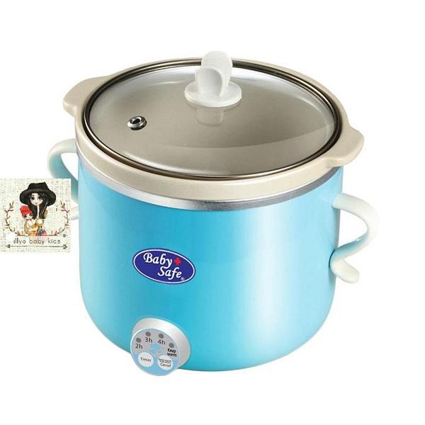 Baby Safe LB007 Digital Slow Cooker Mesin Alat Memasak Menghangatkan Makanan Anak Bayi BabySafe - BIRU