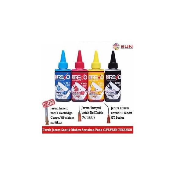 Tinta Dye SUN Revo Ink 100 Ml - Untuk Epson Canon HP Brother