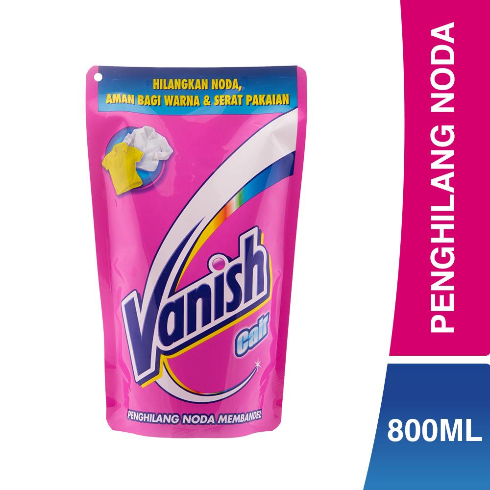 Vanish Cair (Pink) - Isi Ulang 800mL - Penghilang Noda pada Pakaian